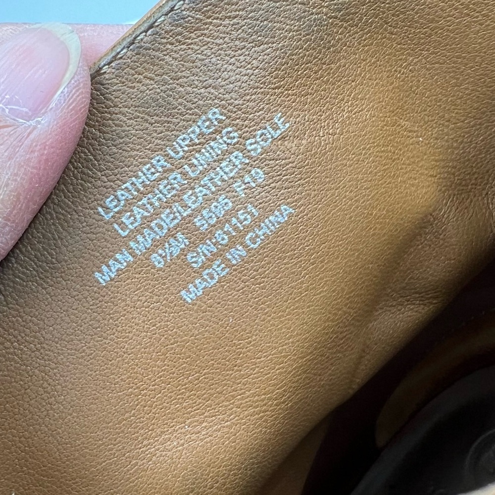 Tory Burch Miller Calf Leather Bootie Boots Brown Size 8.5 - Picture 8 of 16